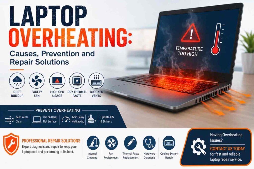 Laptop Overheating: Causes, Prevention and Repair Solutions